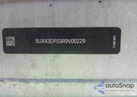 2024 BMW X3 Sdrive30I from USA, damaged, VIN 5UX43DP03R9V00229